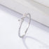 Letter Sterling Silver Stackable Love Ring Sue - Jewelry